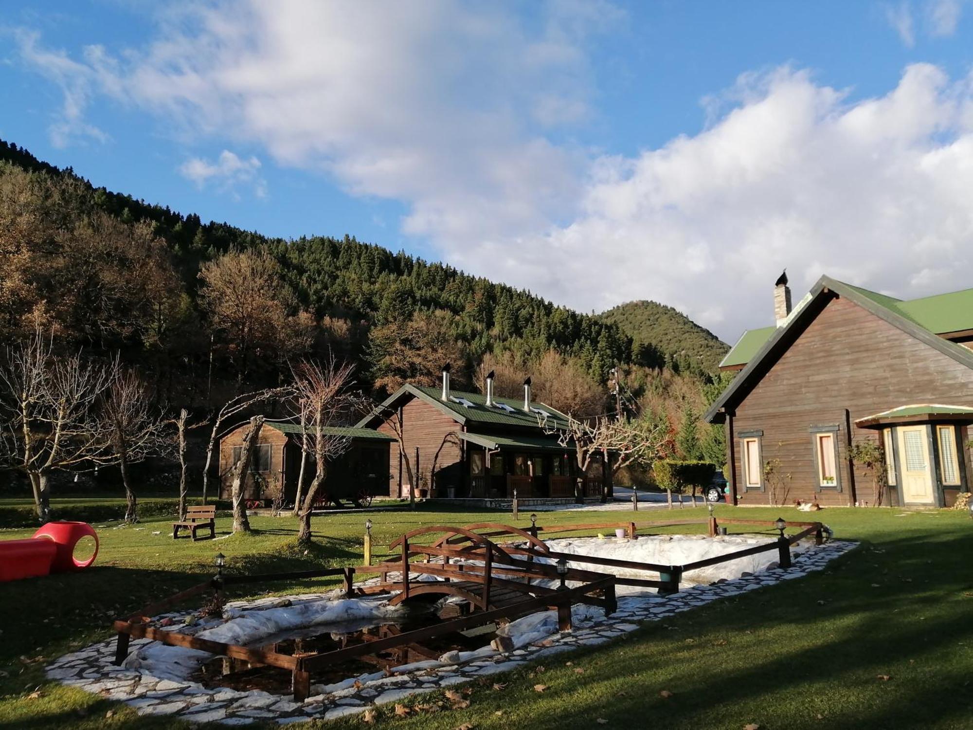 Gasthaus Agroktima Armonia Karpenísion Exterior foto